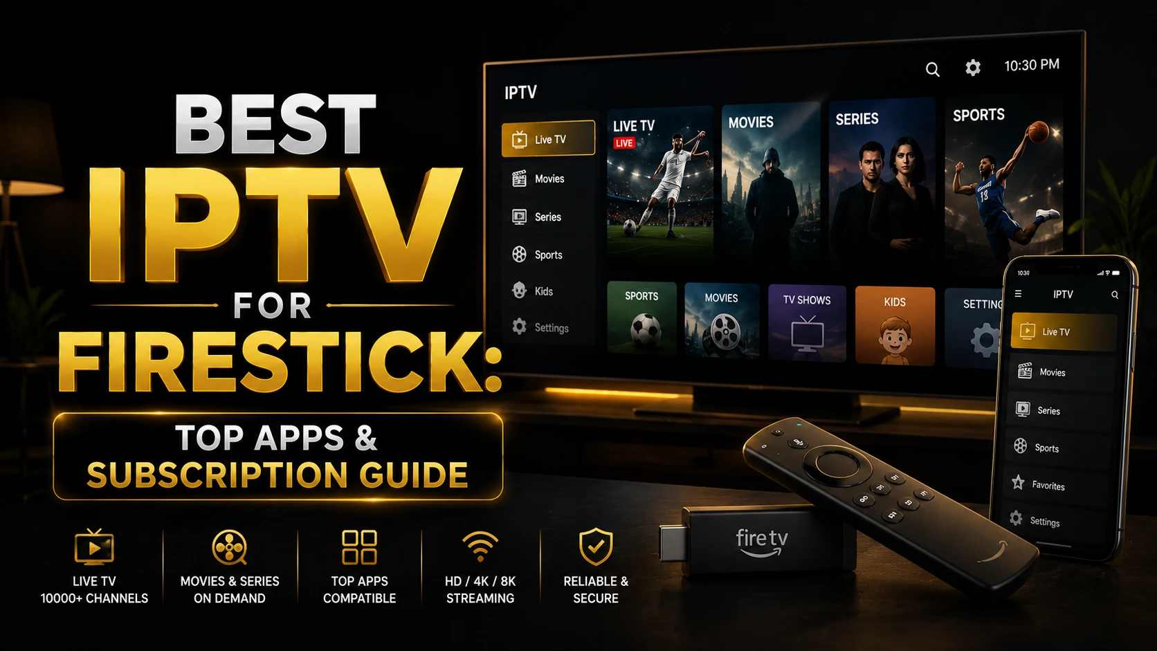 Best IPTV for Firestick: Top Apps & Subscription Guide